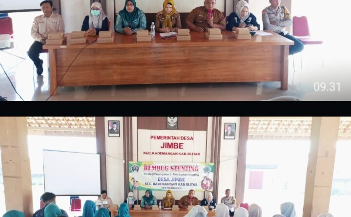 PEMDES JIMBE GELAR REMBUK STUNTING, FOKUSKAN PENCEGAHAN SEJAK MASA KEHAMILAN