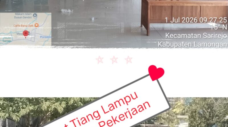 Dugaan Pekerjaan PJU Anggaran Tahun 2025 Di Dusun Kradenan Sarirejo Baru Dikerjakan Tahun 2026, Warga Minta Kejaksaan Periksa Kades Faiz