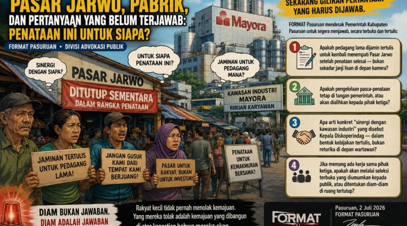 Pasar Jarwo, Pabrik, dan Pertanyaan yang Belum Terjawab: Penataan Ini untuk Siapa?