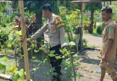 Bhabinkamtibmas Polsek Bangil Dorong Ketahanan Pangan Lewat P2B di Kalirejo*
