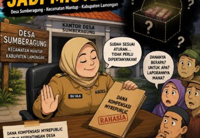 Diduga Dana Kompensasi Pemasangan WiFi MyRepublic di Desa Sumberagung Belum Dimanfaatkan, Kepala Desa Jadi Sorotan Warga, Pertanyaan Kemana larinya Dana Kompensasi tersebut…???