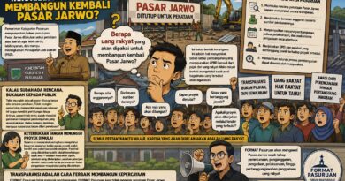 Pasar Jarwo Akan Dibangun: Berapa Uang Rakyat Akan Dibelanjakan?