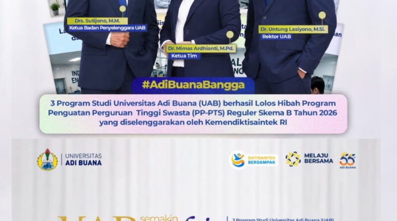 Tiga Program Studi Universitas Adi Buana Raih Hibah PP-PTS 2026, Perkuat Laboratorium untuk Pembelajaran dan Riset