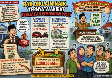 Rekor PAD atau Rekor Klaim? Jika Kenaikan Dipicu Kebijakan Pusat, Pantaskah Dianggap Murni Prestasi Pemkab Pasuruan?