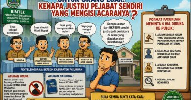Bupati Diwakili, Honornya Atas Nama Siapa? BKPSDM Wajib Buka Dasar Hukum Honor Pembicara Internal.