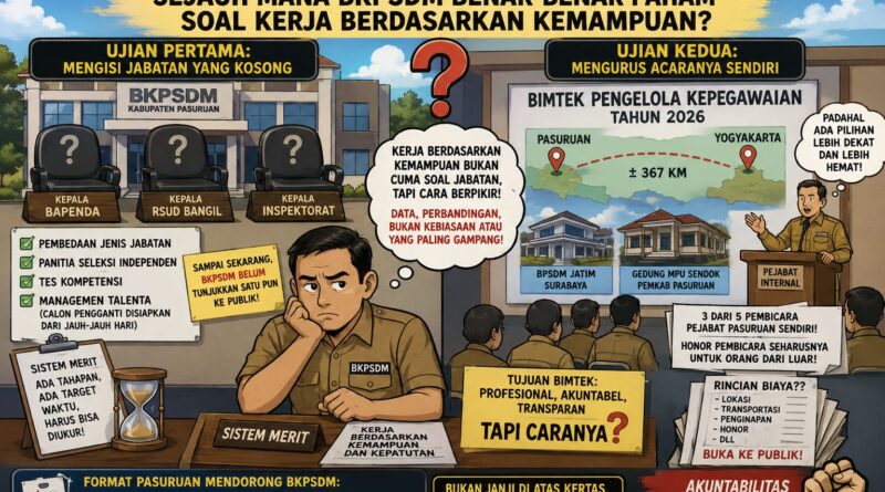 Dua Ujian, Satu Pertanyaan: Sejauh Mana BKPSDM Benar-Benar Paham soal Kerja Berdasarkan Kemampuan?
