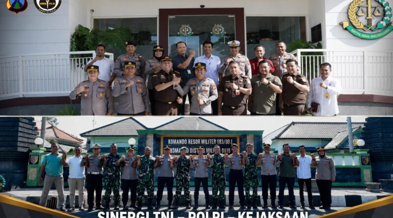 Perkuat Sinergitas Penegak Hukum, Kapolres Pasuruan Jalin Silaturahmi dengan TNI dan Kejaksaan