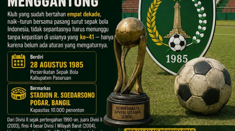 PERSEKABPAS TERLALU BERSEJARAH UNTUK DIBIARKAN STATUS HUKUMNYA MENGGANTUNG