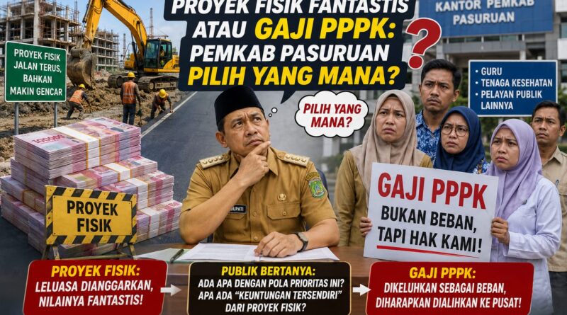 Proyek Fisik Fantastis atau Gaji PPPK: Pemkab Pasuruan Pilih yang Mana?