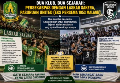 DUA KLUB, DUA SEJARAH: PERSEKABPAS DENGAN LASKAR SAKERA, PASURUAN UNITED (EKS PERSEMA 1953 MALANG)