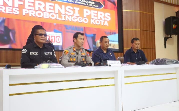 Polres Probolinggo Kota Amankan 5 Tersangka Pelempar Bondet di Mayangan