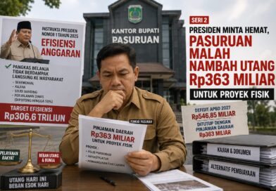 PRESIDEN MINTA HEMAT, PASURUAN MALAH NAMBAH UTANG Rp363 MILIAR UNTUK PROYEK FISIK