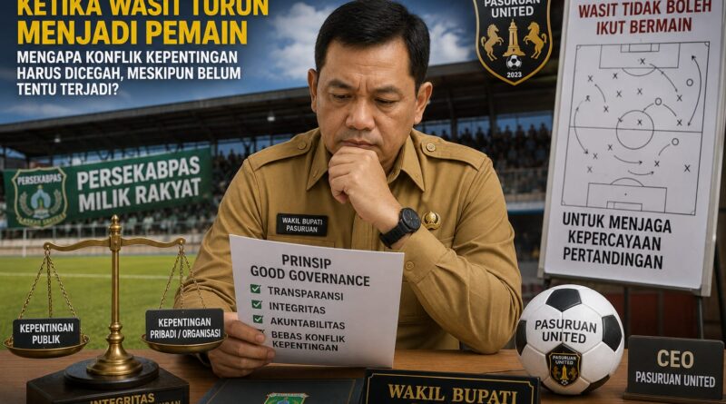 KETIKA WASIT TURUN MENJADI PEMAIN MENGAPA KONFLIK KEPENTINGAN HARUS DICEGAH, MESKIPUN BELUM TENTU TERJADI?