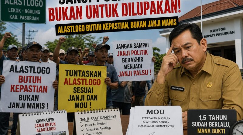 1,5 TAHUN MENJABAT, MANA REALISASI JANJI UNTUK ALASTLOGO?