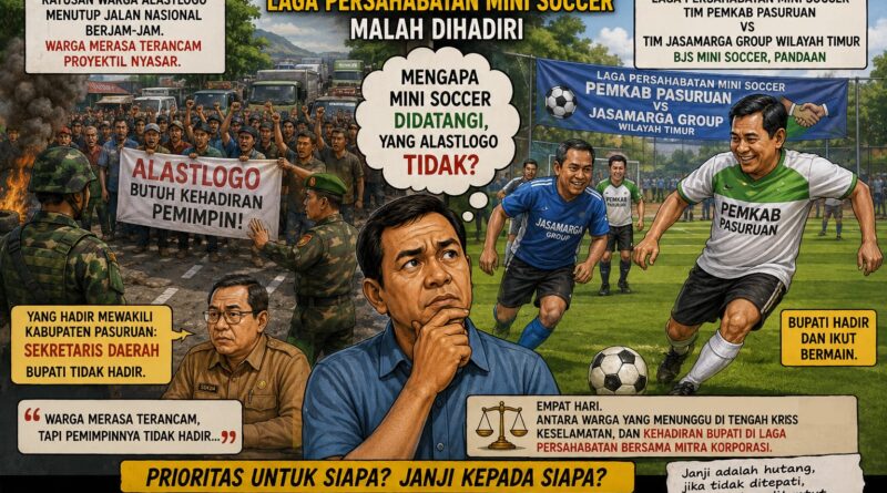 ALASTLOGO TAK DIDATANGI, LAGA PERSAHABATAN MINI SOCCER MALAH DIHADIRI