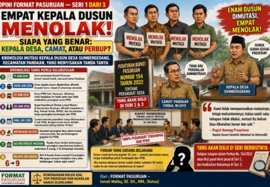 EMPAT KEPALA DUSUN MENOLAK. SIAPA YANG BENAR: KEPALA DESA, CAMAT, ATAU PERBUP?