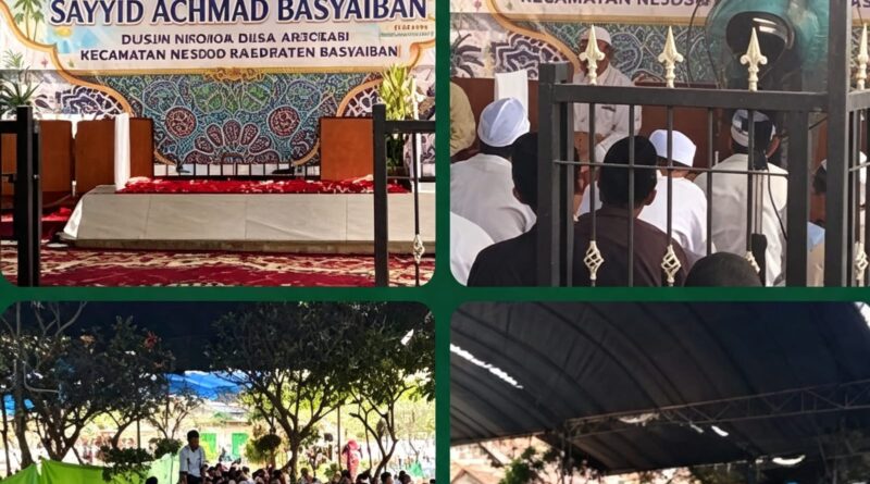 Peringatan Haul Sayyid Achmad Basyaiban di Rejoso Berlangsung Khidmat, Dihadiri Habaib, Ulama, dan Ratusan Jamaah