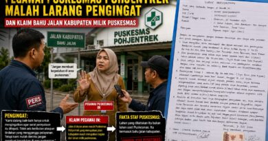Diduga Ingkari Surat Pernyataan, Pegawai Puskesmas Pohjentrek Tak kooperatif saat diingatkan