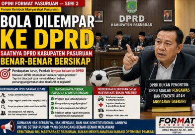 PENDAPATAN TURUN, TANGGUNG JAWAB DILEMPAR. DPRD JANGAN HANYA JADI STEMPEL!
