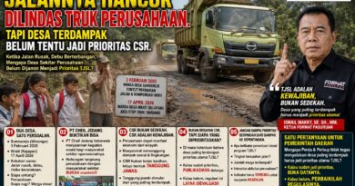 JALAN HANCUR, DEBU BERTERBANGAN. LALU SIAPA SEBENARNYA YANG DIPRIORITASKAN TJSL?
