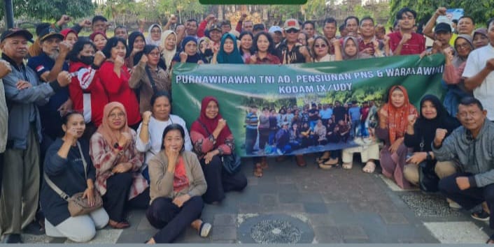 Purnawirawan dan Warakawuri Kodam IX/Udayana Ajukan Permohonan ke Presiden Prabowo
