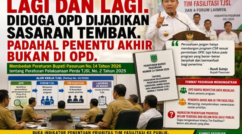 Jangan Jadikan OPD Kambing Hitam! Penentu Prioritas CSR Bukan Mereka