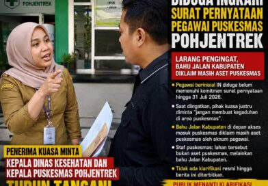 Diduga Ingkari Surat Pernyataan, Pegawai Puskesmas Pohjentrek Dipersoalkan; Klaim Bahu Jalan Kabupaten sebagai Aset Puskesmas Tuai Sorotan