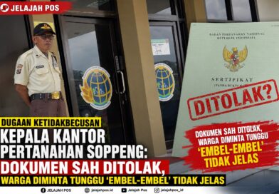 Kinerja Kepala Kantor Pertanahan Soppeng Dipertanyakan: Dugaan Penolakan Dokumen Sah Picu Protes Warga