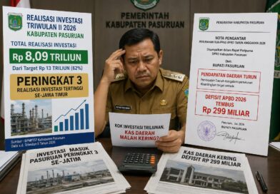 KONTRADIKSI : Katanya Investasi Peringkat 3 Se-Jatim, Kok Kas Daerah Malah Kering?