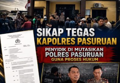 Polres Pasuruan Nonjobkan Anggota Reskrim Polsek Beji, Wujud Komitmen Transparansi Penanganan Dugaan Penganiayaan