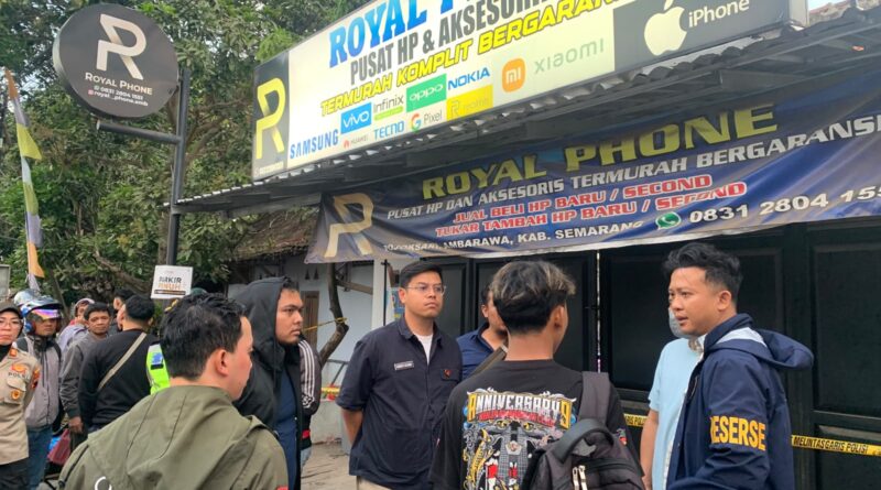 Kurang dari DUA Hari GerCep POLISI Amankan DUA Terduga PELAKU Kasus PERAMPOKAN Counter HP Royal Phone di AMBARAWA