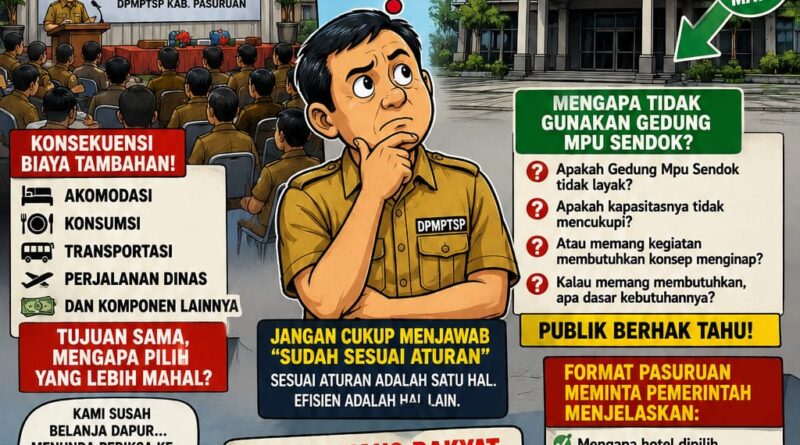 Bimtek DPMPTSP atau Pemborosan?MENGAPA BIMTEK DPMPTSP HARUS DI HOTEL