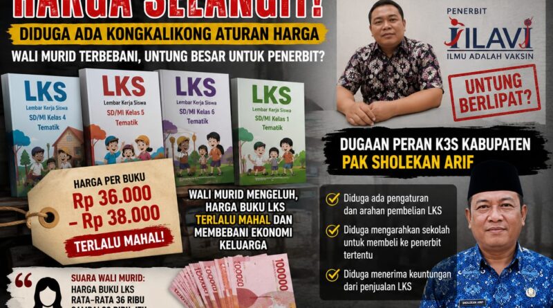 Harga Buku LKS SDN di Lamongan Dikeluhkan Wali Murid, Muncul Dugaan Penetapan Harga oleh Pihak Tertentu
