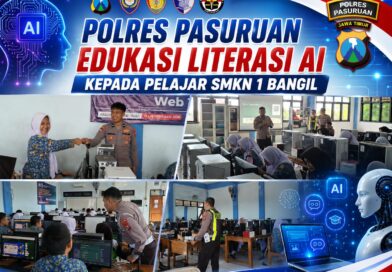 Cegah Penyalahgunaan Teknologi, Polres Pasuruan Edukasi Literasi AI untuk Pelajar SMKN 1 Bangil