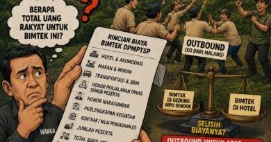 Bimtek DPMPTSP, Outbound dan EO: Berapa Uang Rakyat yang Dikeluarkan?