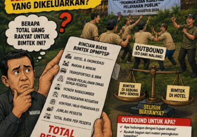Bimtek DPMPTSP, Outbound dan EO: Berapa Uang Rakyat yang Dikeluarkan?