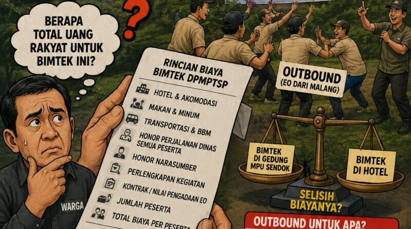 Bimtek DPMPTSP, Outbound dan EO: Berapa Uang Rakyat yang Dikeluarkan?