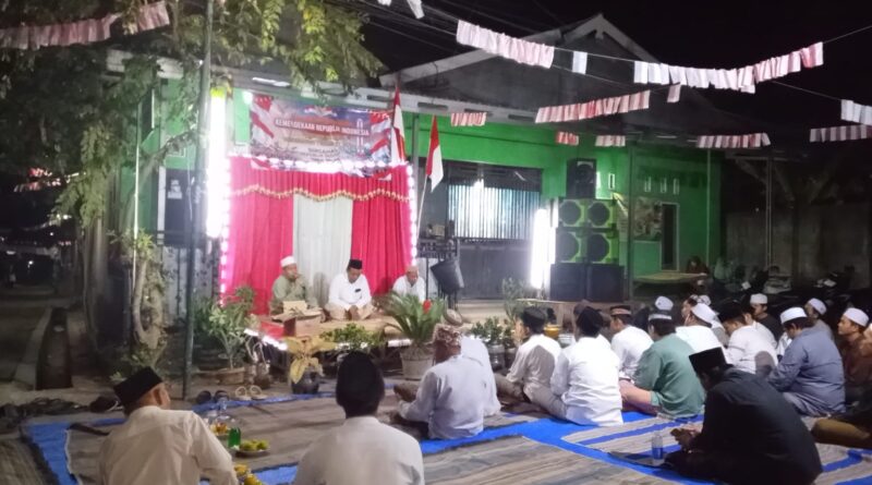 Dirgahayu RI ke-81, Warga dan Pemuda RT 02/RW 07 Warungdowo-Kampung Seger, Gelar Yasin dan Tahlil untuk Mengenang Jasa Para Pahlawan