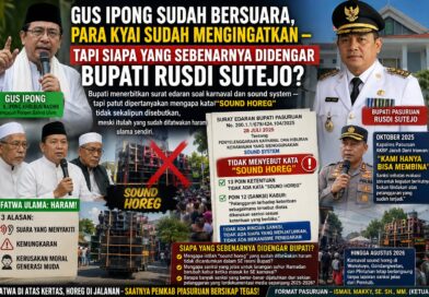Gus Ipong Sudah Bersuara, Para Kyai Sudah Mengingatkan — Tapi Siapa yang Sebenarnya Didengar Bupati Rusdi Sutejo?