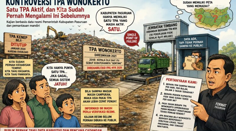 TPA Wonokerto di Ujung Risiko: Kabupaten Pasuruan Hanya Punya Satu Pilihan?