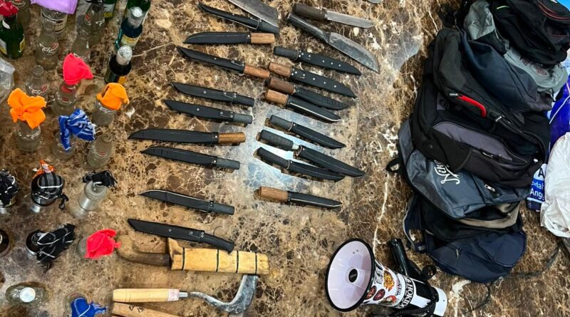 Polda Metro Jaya Cegah Potensi Gangguan, Puluhan Sajam dan Bahan Molotov Diamankan