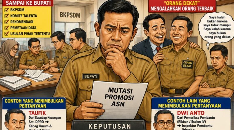 KALAU BUKAN BUPATI, LALU SIAPA YANG MENENTUKAN?
