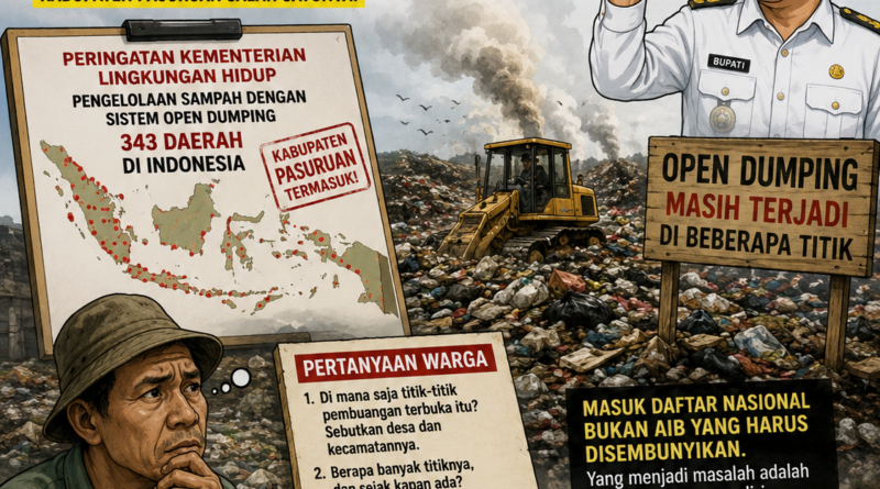 KONTROVERSI TPA WONOKERTO Kabupaten Pasuruan Masuk sebagai Salah Satu Daerah Pengelolaan Sampah yang Bermasalah di Indonesia