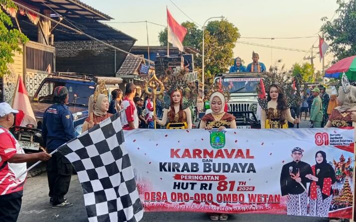 Kirab Budaya Oro-Oro Ombo Wetan Semarakkan HUT RI ke-81, Budaya Lokal dan UMKM Ikut Bergeliat
