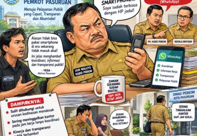 Pejabat Masih Pakai HP Jadul di Era Digital, Kabid kawasan dan Pemukiman Kota Pasuruan Tuai Sorotan
