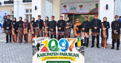 HUT HARI JADI KABUPATEN PASURUAN KE-1097, RUSDI SUTEJO TEKANKAN SEMANGAT KEBERSAMAAN