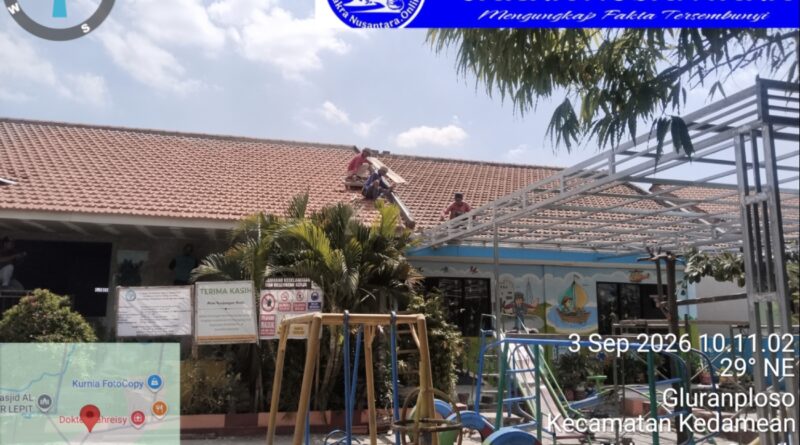 DUGAAN PELANGGARAN K3 & KETENAGAKERJAAN DI REHAB TK DWP GLURANPLOSO BENJENG, PEKERJA TAK PAKAI APD & DIDOMINASI ORANG LUAR