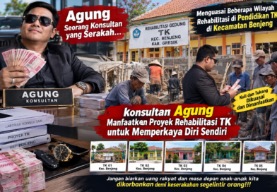 HEBOH! DIDUGA KONSULTAN AGUNG RANGKAP BAWAH TUKANG & KULI DI PROYEK REVITALISASI TK BENJENG, PENGAWASAN DINILAI TIDAK OBJEKTIF