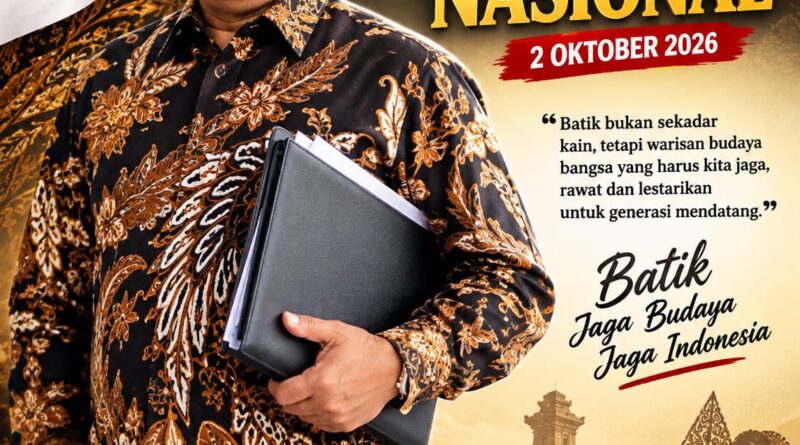 Hari Batik Nasional 2026, Ayik Suhaya: Batik Bukan Sekadar Busana, Tapi Identitas Bangsa
