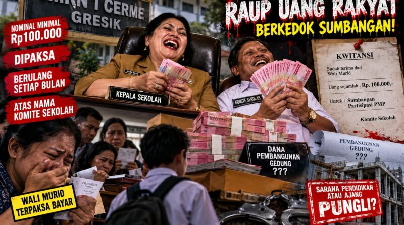 SKANDAL DUGAAN PUNGLI DI SMKN 1 CERME! WALI MURID MENGAKU DITEKAN ISI KWITANSI MINIMAL Rp100 RIBU, KEPALA SEKOLAH DAN CABANG DINAS DISOROT TAJAM